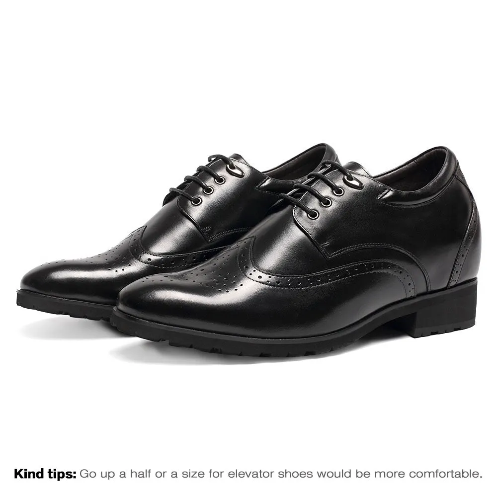 10 CM / 3.94 Inches Taller - CMR CHAMARIPA Height Increasing Dress Shoes That Make Men Taller 10CM