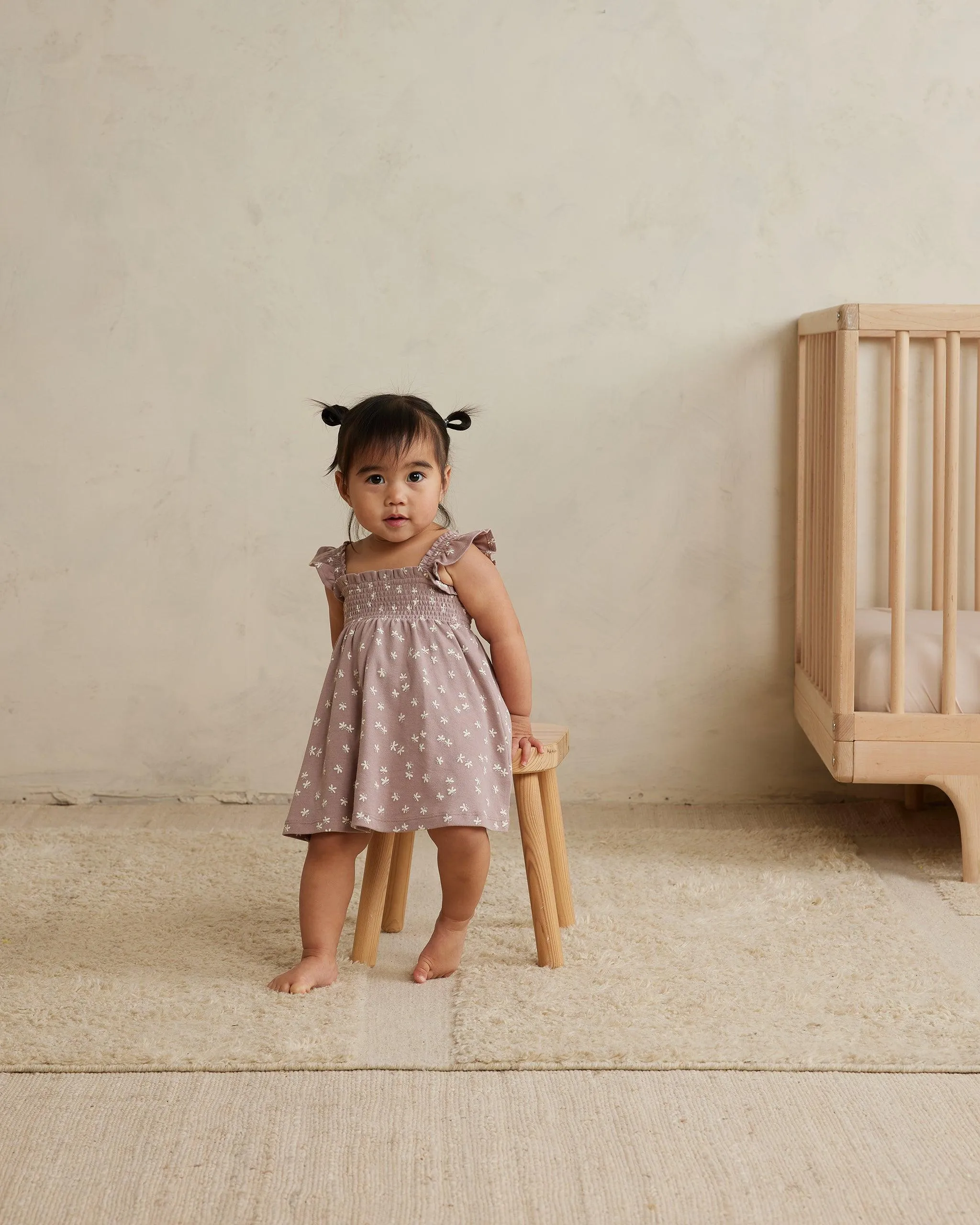 Baby Dress | Smocked Jersey Dress - Butterflies | Quincy Mae