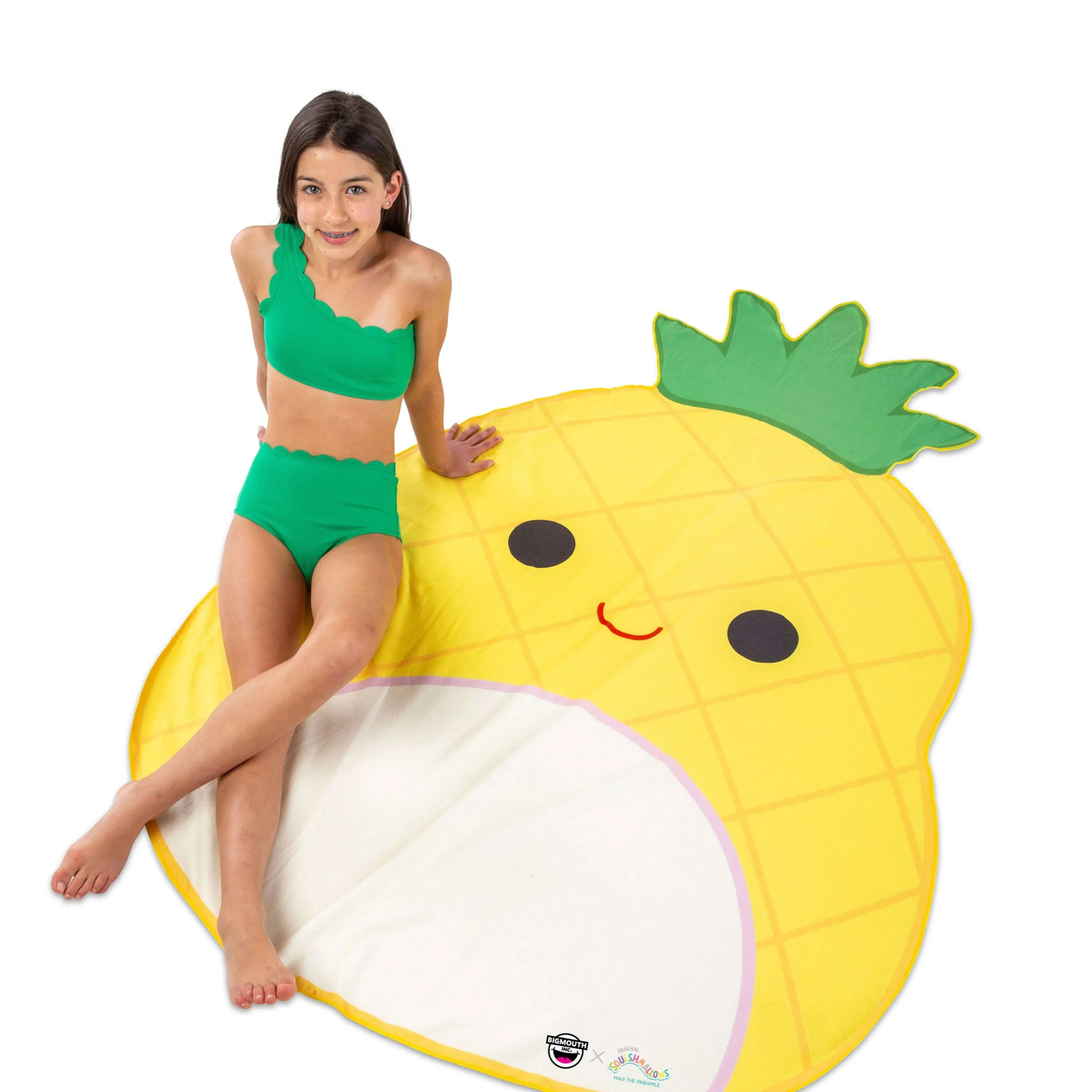 BigMouth X Squishmallows Maui the Pineapple Beach Blanket