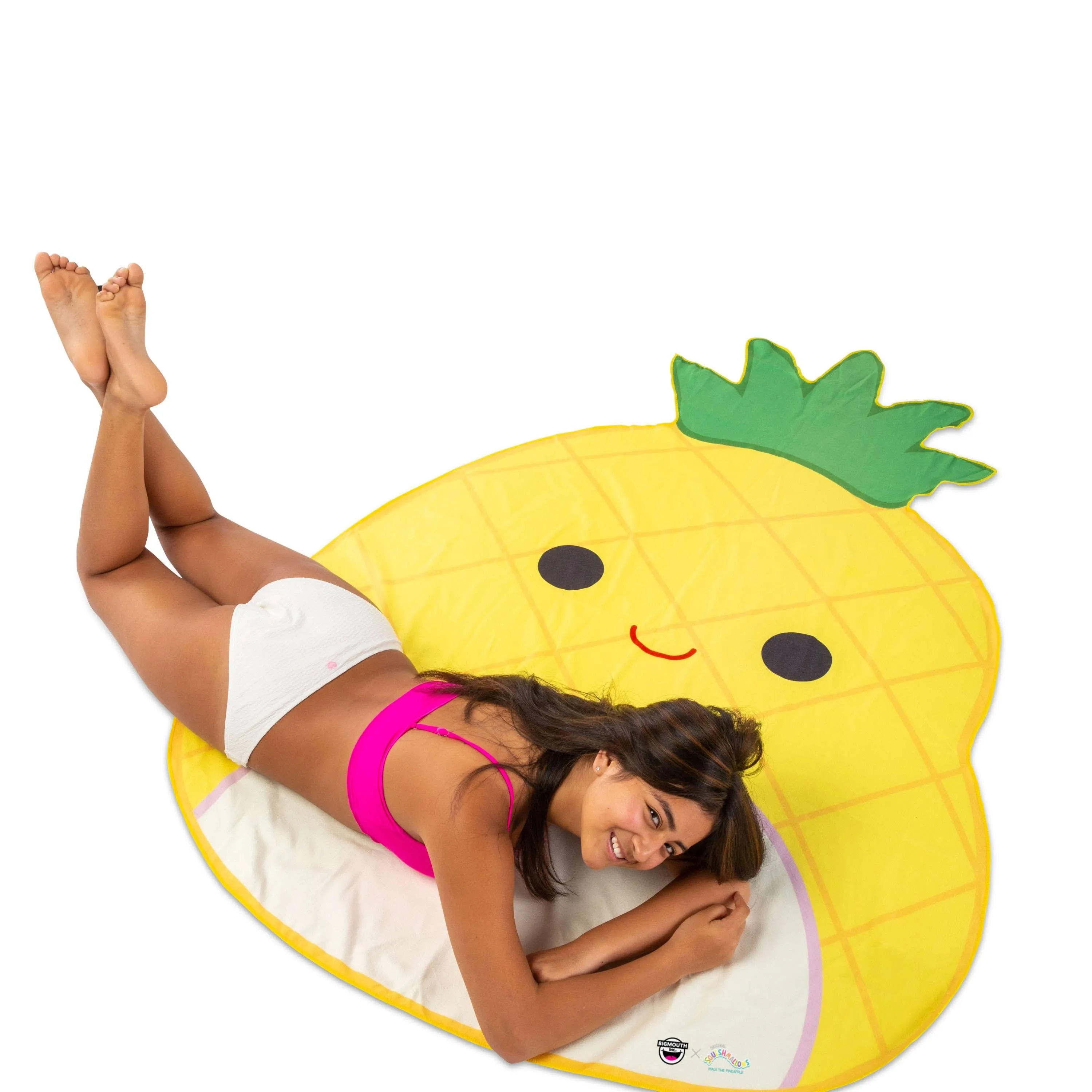 BigMouth X Squishmallows Maui the Pineapple Beach Blanket