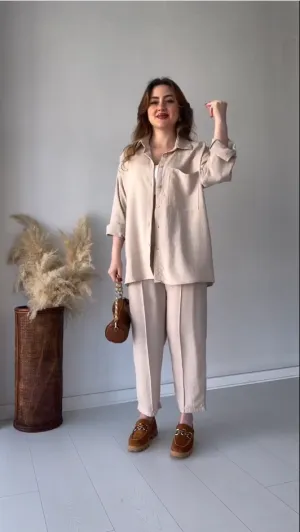 Cloud Beige Co-Ord Set