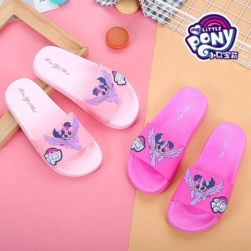 Cute Cartoon Toddler Home Bathroom Slippers