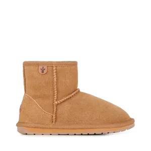 EMU Australia - Kids Wallaby Mid Sole Mini Booties, Chestnut