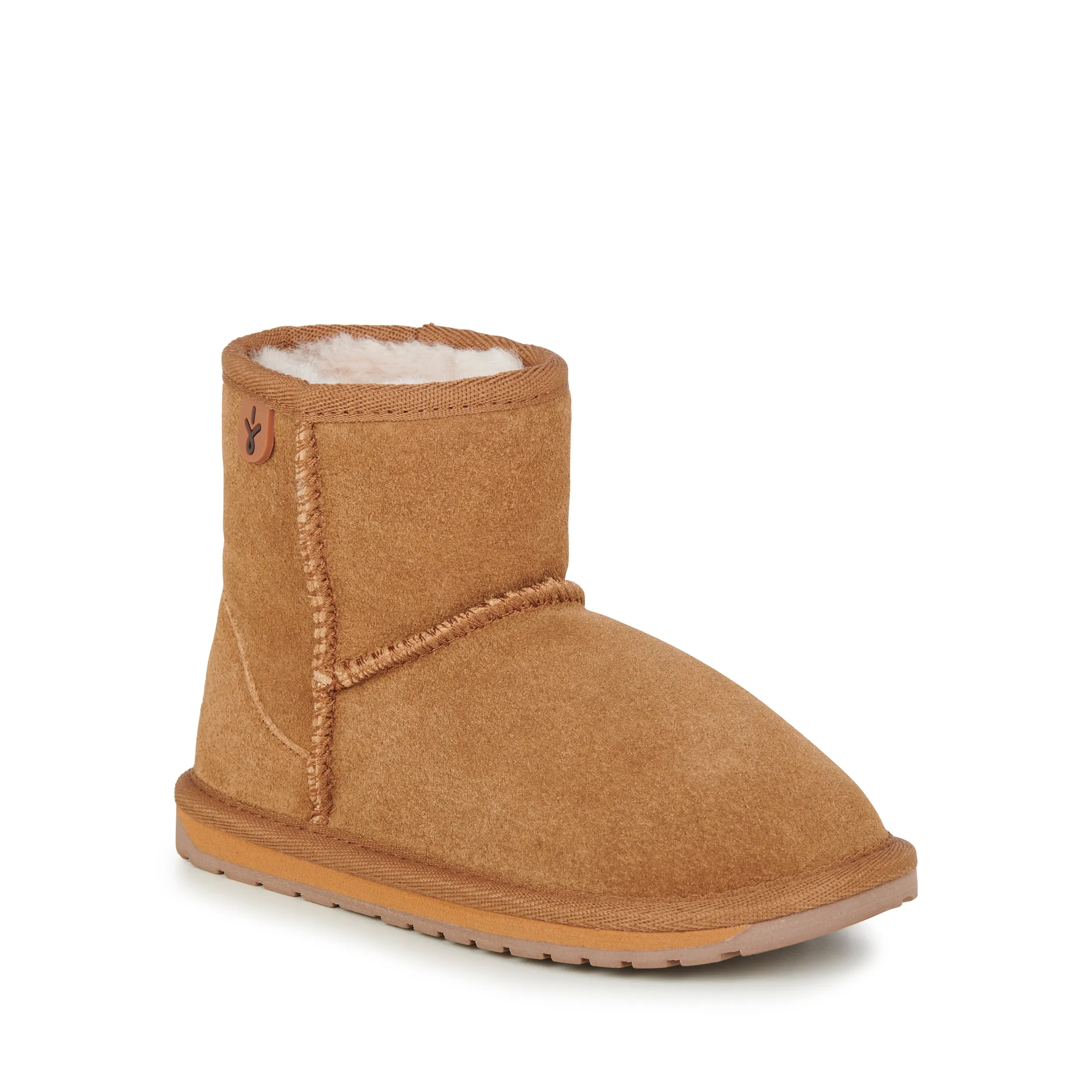 EMU Australia - Kids Wallaby Mid Sole Mini Booties, Chestnut