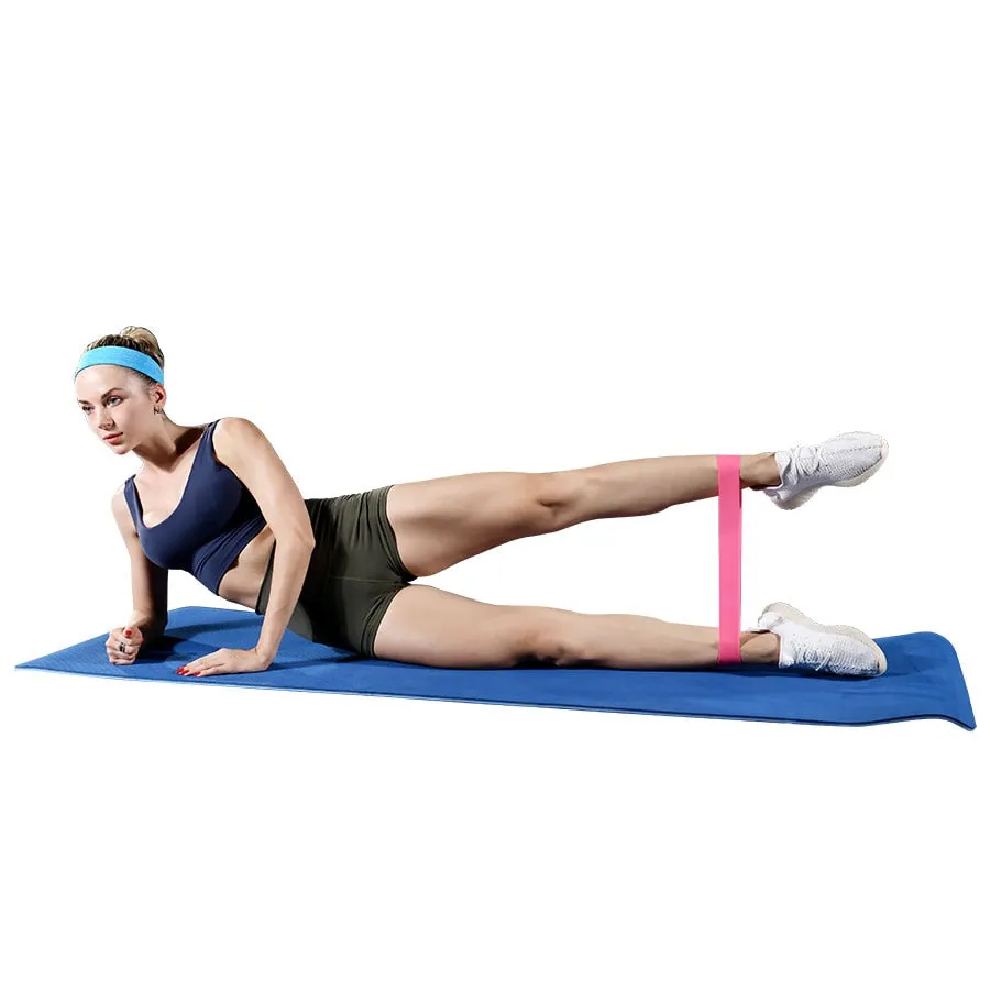 Gum Pilates CrossFit Athletic Band Strength Resistant Workout Equipment