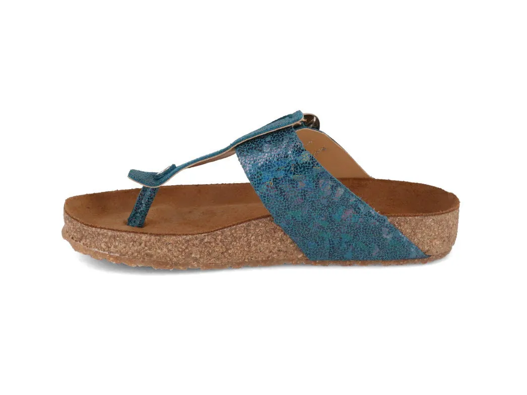 HAFLINGER Thong Sandals Round Buckle Corinna