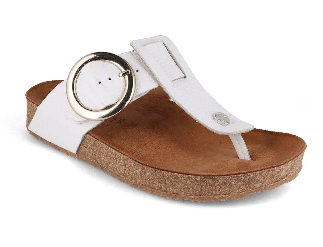HAFLINGER Thong Sandals Round Buckle Corinna