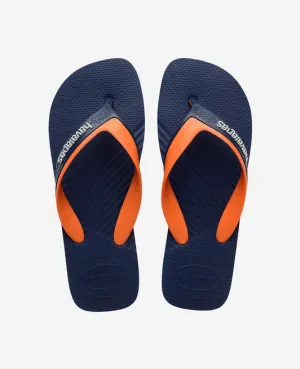 HAVAIANAS DUAL FC - NAVY BLUE.BEGONIA ORANGE