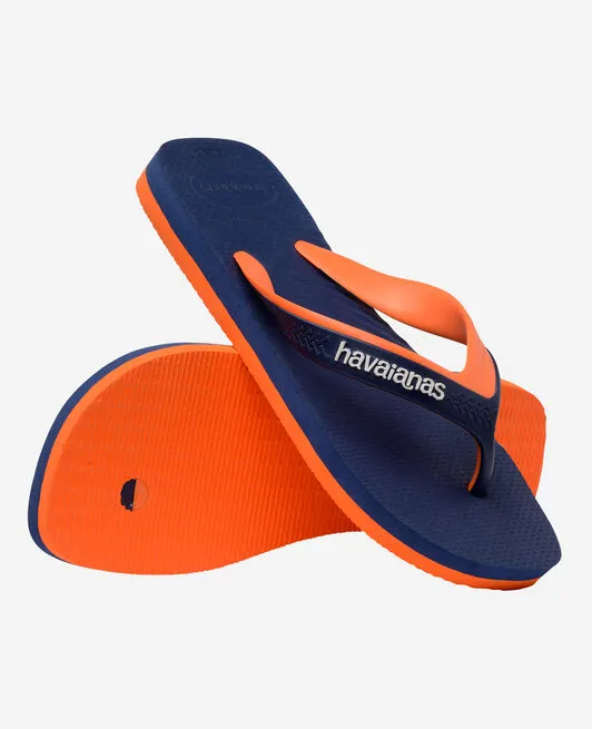 HAVAIANAS DUAL FC - NAVY BLUE.BEGONIA ORANGE