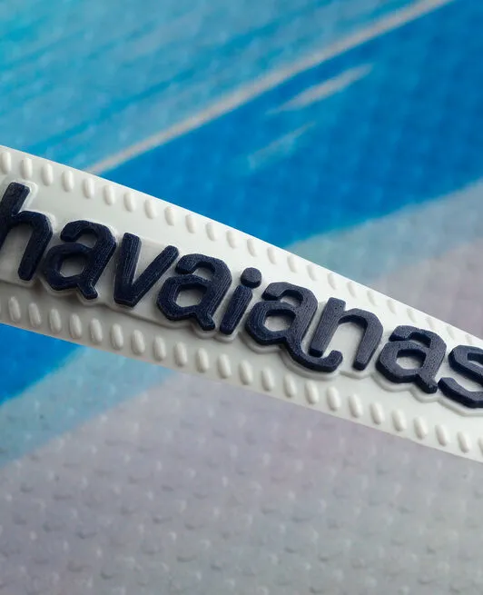 HAVAIANAS HYPE - WHITE.WHITE.NAVY BLUE