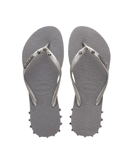 HAVAIANAS SLIM ROCKY - STEEL GREY