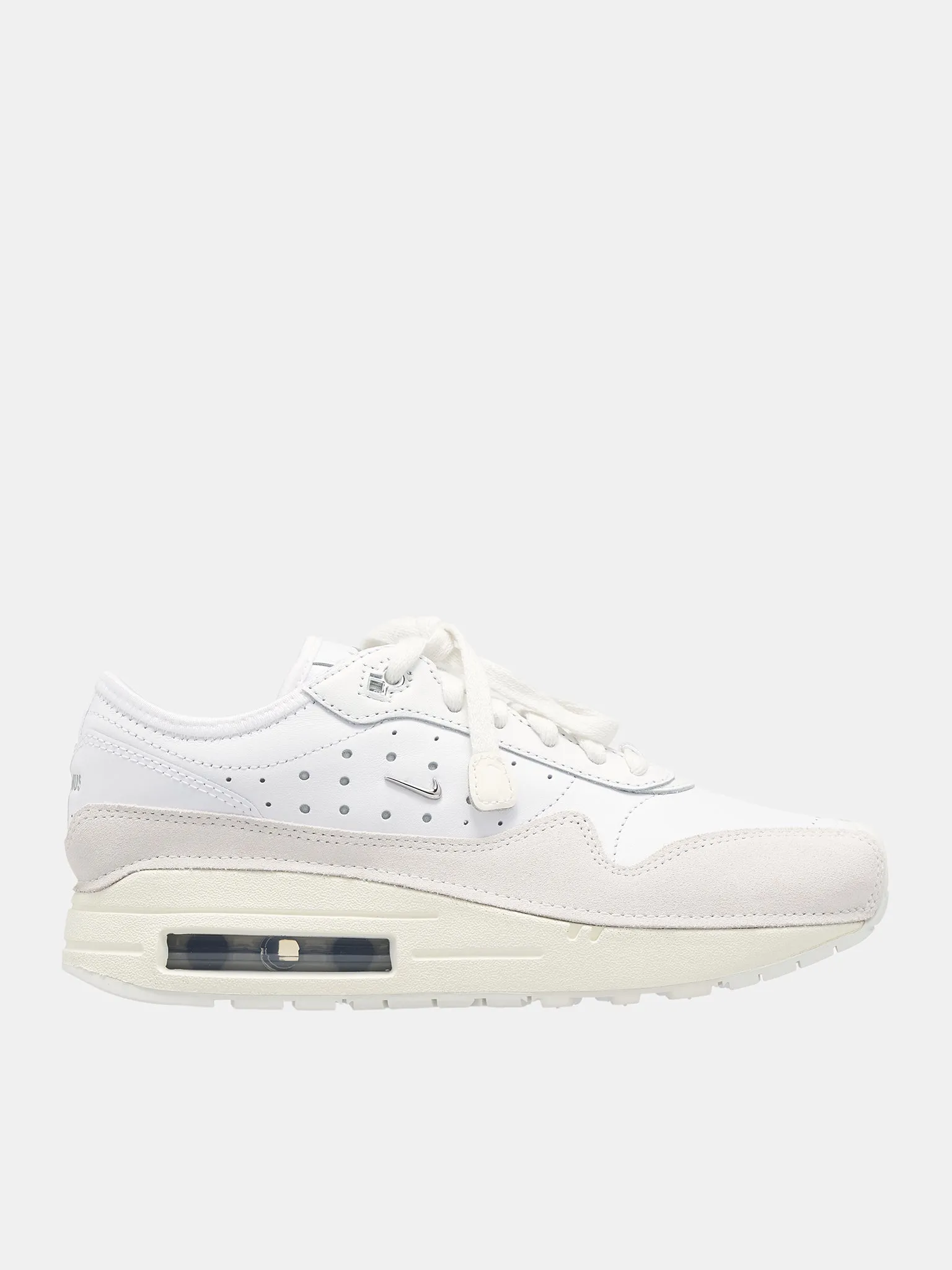 Jacquemus Air Max 1 86 Sneakers (HM6690-100-WHITE-SILVER-SAIL)