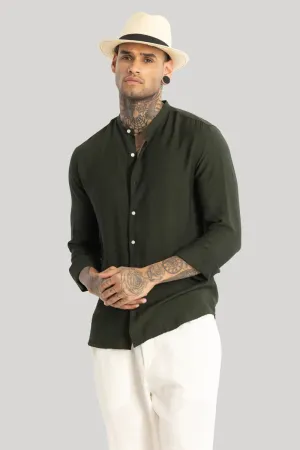 MENS SHIRT SLIM FIT COTTON CASUAL SHIRT