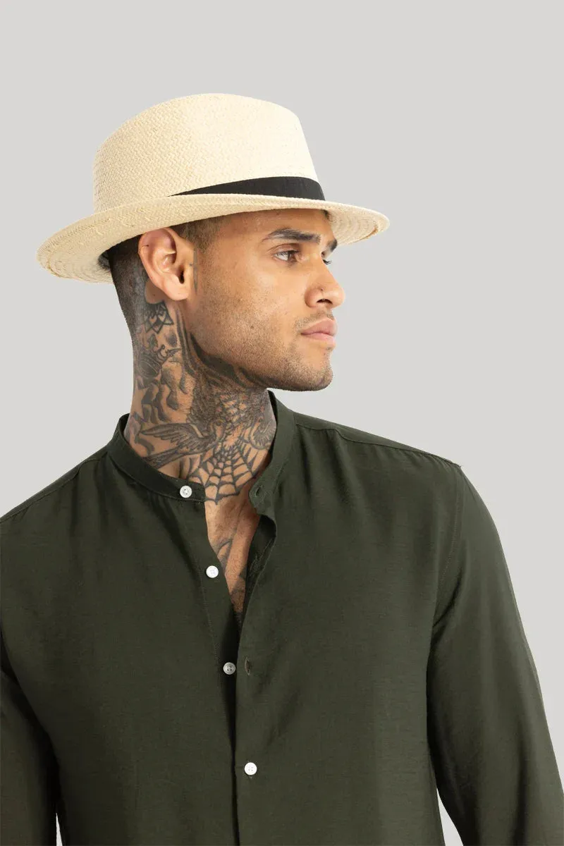MENS SHIRT SLIM FIT COTTON CASUAL SHIRT