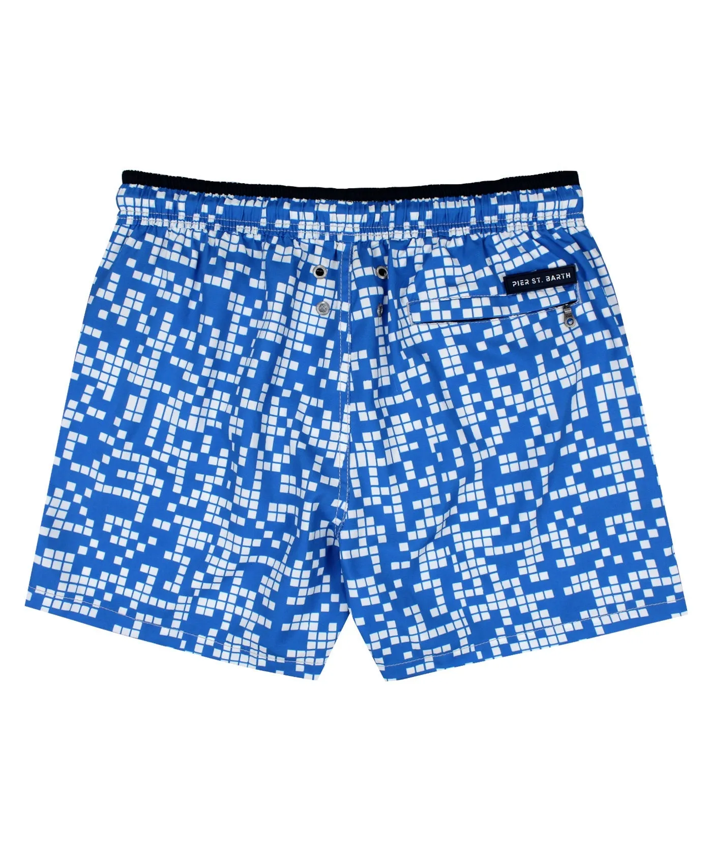 Morse Code Pier Swim Shorts