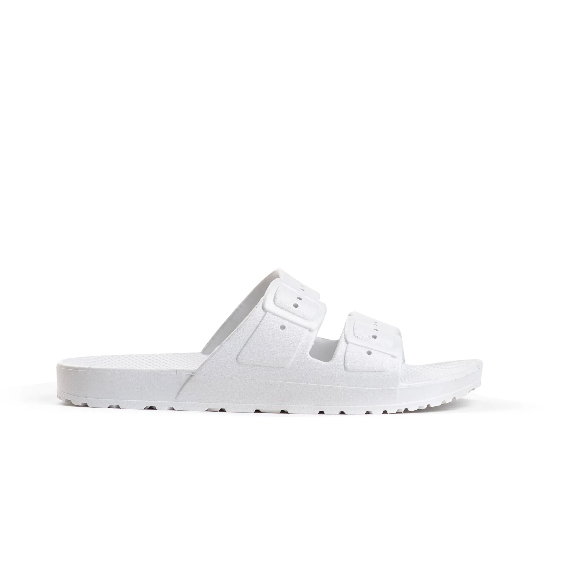 Plaka Genesis 2 Fixed Straps Slides Sandals | White Wedding