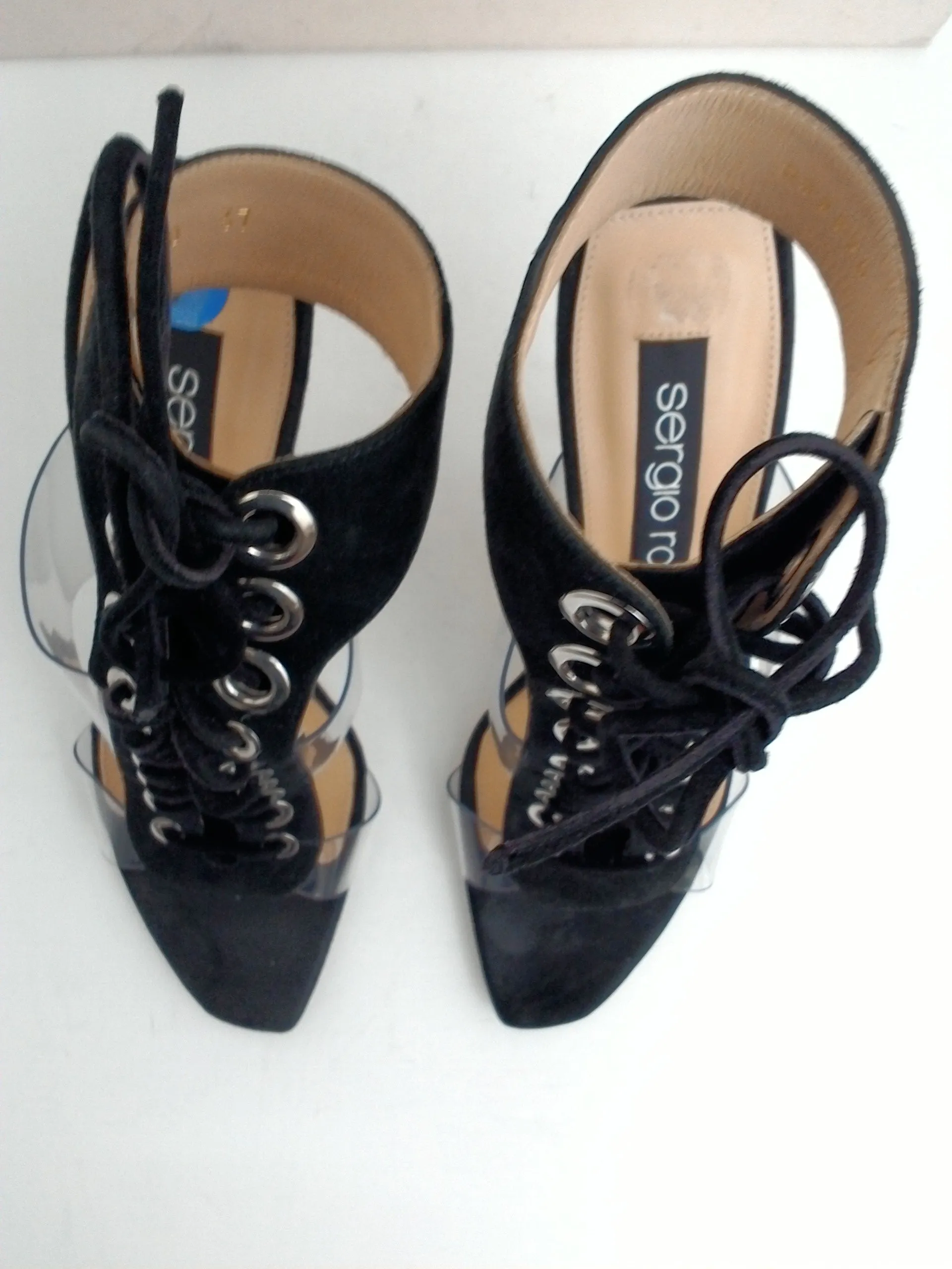 Sergio Rossi Women's Scarpe Donna Sandal Black   Clear Size 37