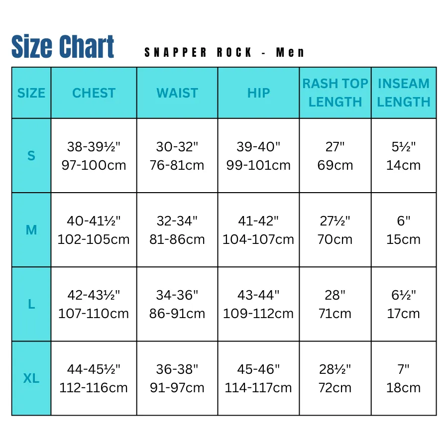 Snapper Rock Mens Ocean Clawed Swim Short M90079