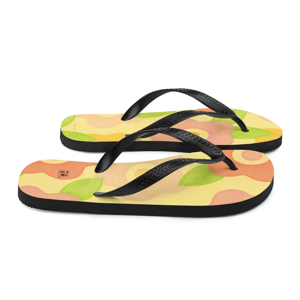 Summer Flowers Flip-Flops