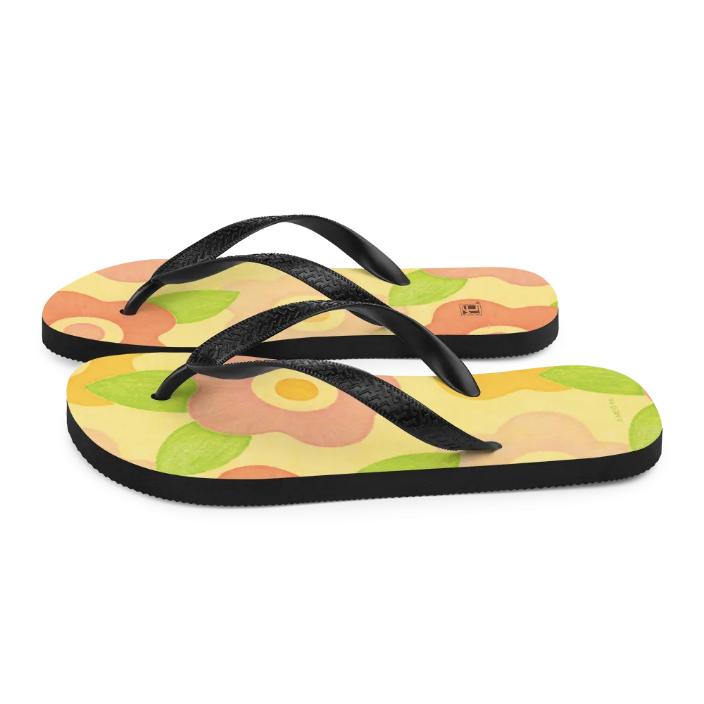 Summer Flowers Flip-Flops