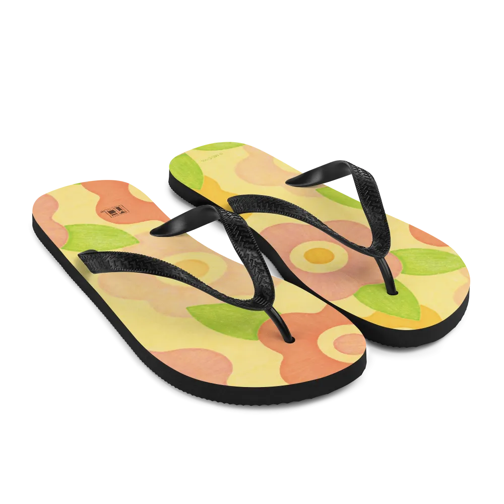 Summer Flowers Flip-Flops