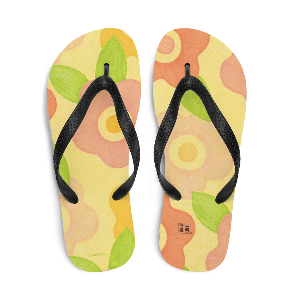 Summer Flowers Flip-Flops