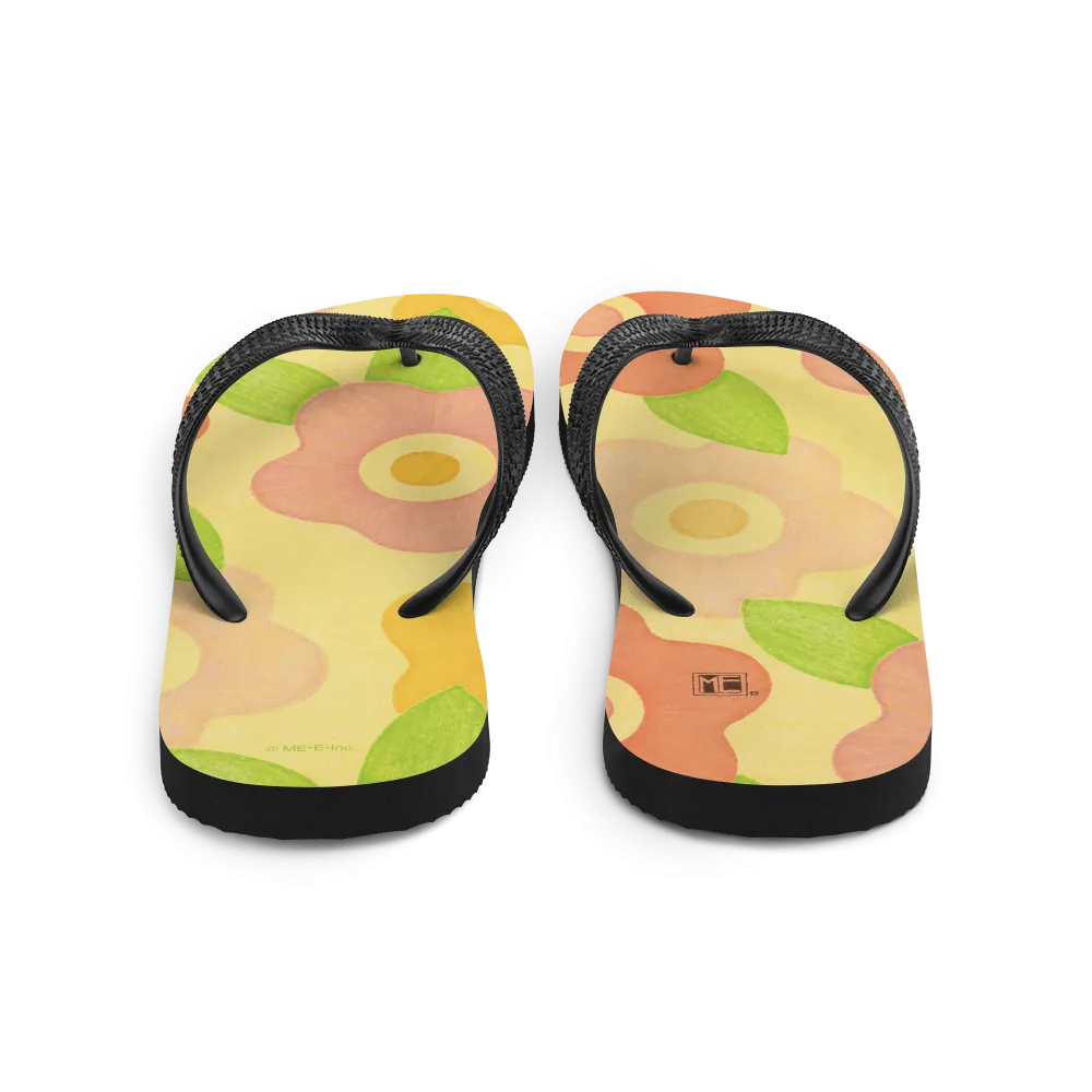 Summer Flowers Flip-Flops