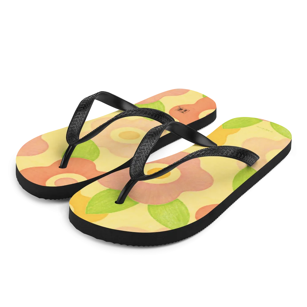 Summer Flowers Flip-Flops