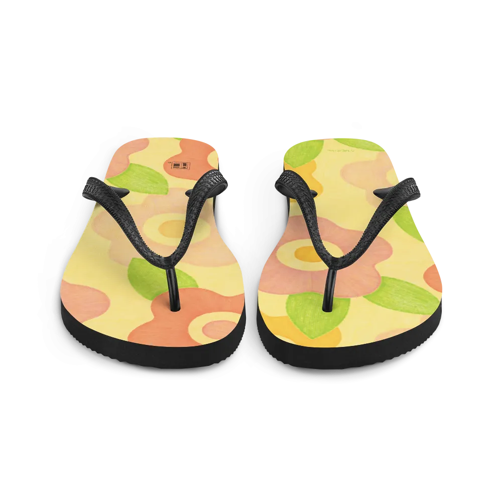 Summer Flowers Flip-Flops