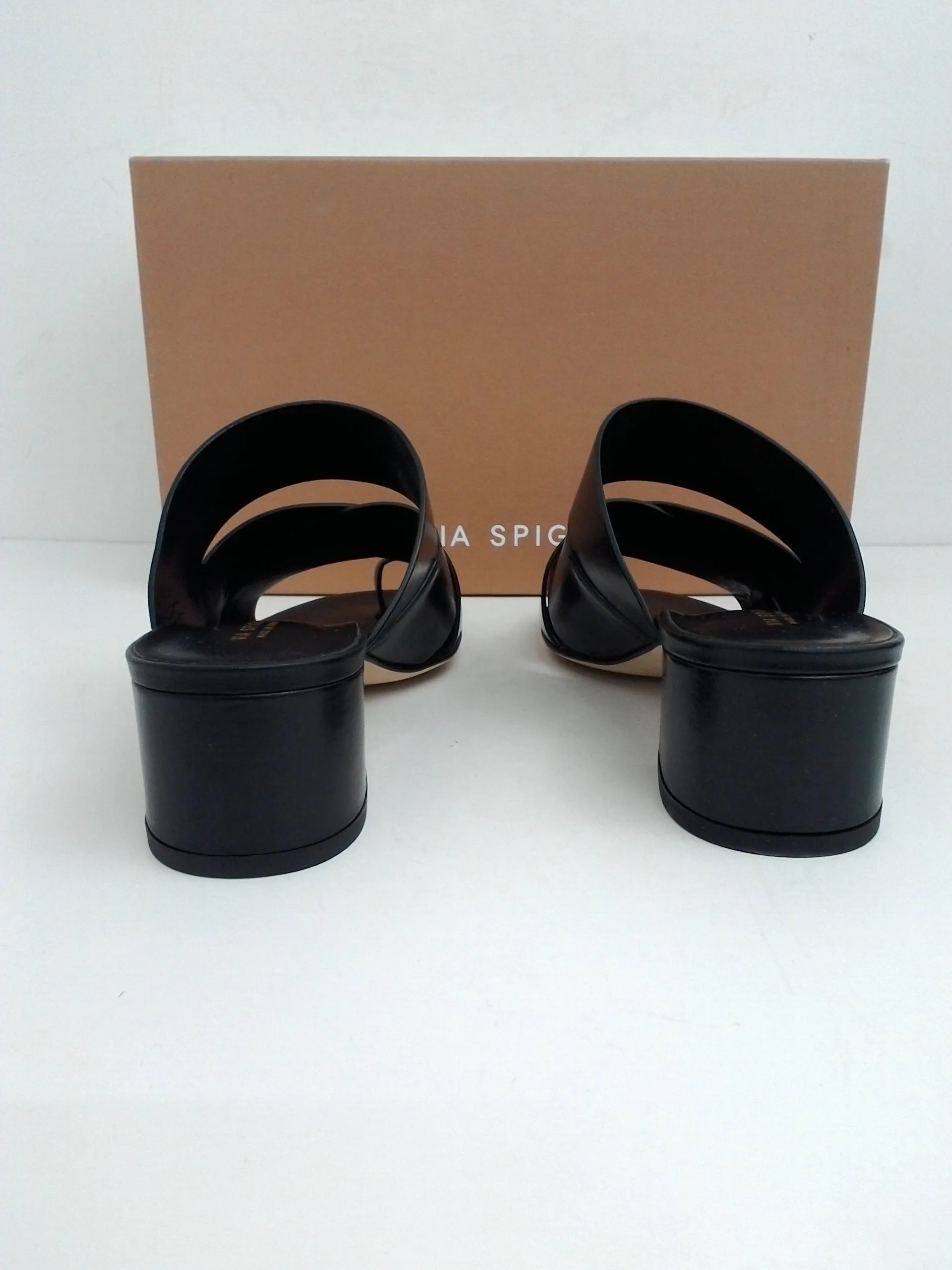 Via Spiga Women's V-Fae Black Leather Size 7 M