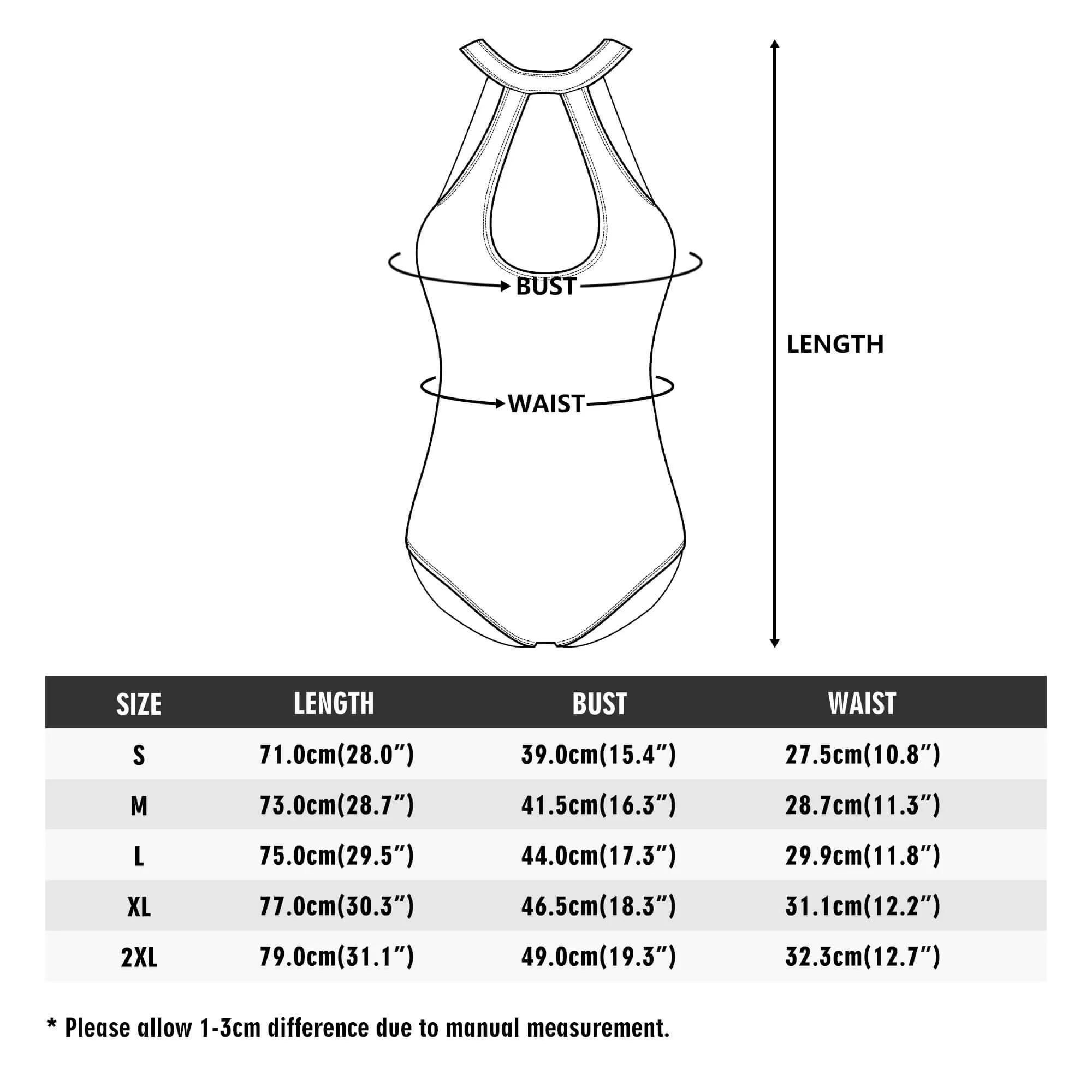 Womens Ocean Lines One Piece Swimsuit Sexy Halter Cut Out Tie Backless Swimwear